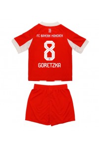 Bayern Munich Leon Goretzka #8 Babyklær Hjemme Fotballdrakt til barn 2025-26 Korte ermer (+ Korte bukser)